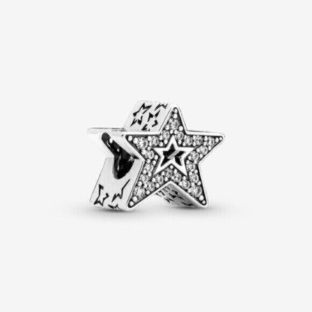 Pandora Silver Pave Star Charm